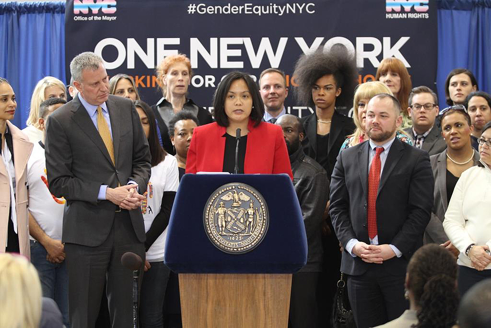 Human Rights Commissioner Carmelyn P. Malalis . Photo Credit: Mariela Lombard for NYC Commission of Human Rights.